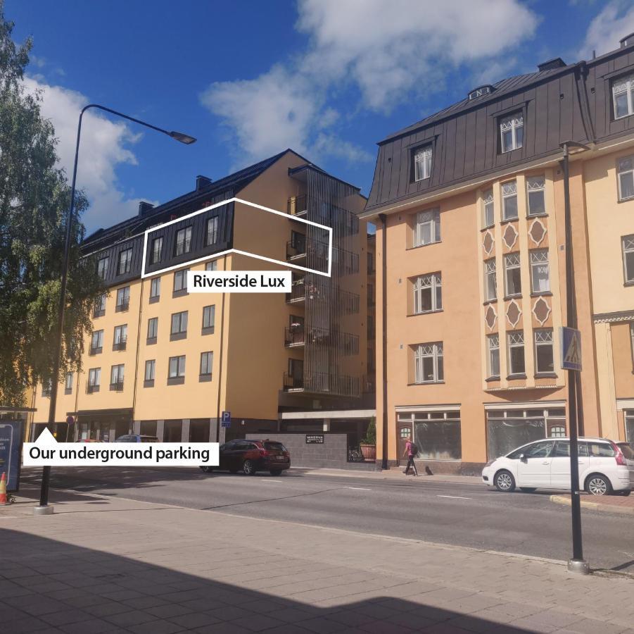 Riverside Lux With 2 Bedrooms, Car Park Garage And Sauna Turku Exteriér fotografie