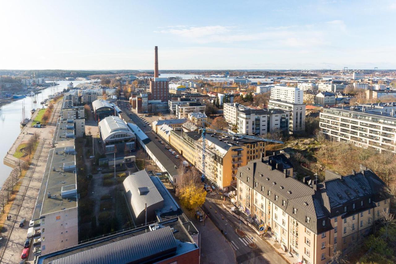 Riverside Lux With 2 Bedrooms, Car Park Garage And Sauna Turku Exteriér fotografie