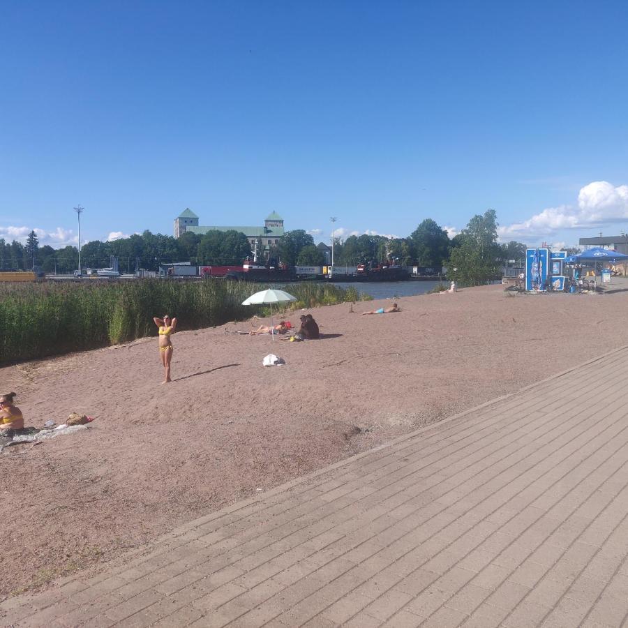 Riverside Lux With 2 Bedrooms, Car Park Garage And Sauna Turku Exteriér fotografie